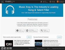 Tablet Screenshot of musicxray.com
